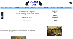 Desktop Screenshot of gizmosart.com